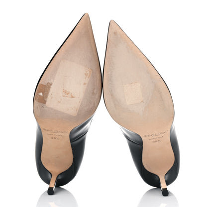 Jimmy Choo Liquid Leather Ava 85 Pumps 36.5 Black 5 of 6