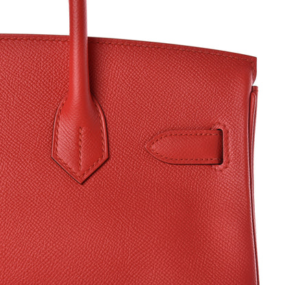 Hermes Epsom Birkin 30 Rouge Tomate 9 of 34