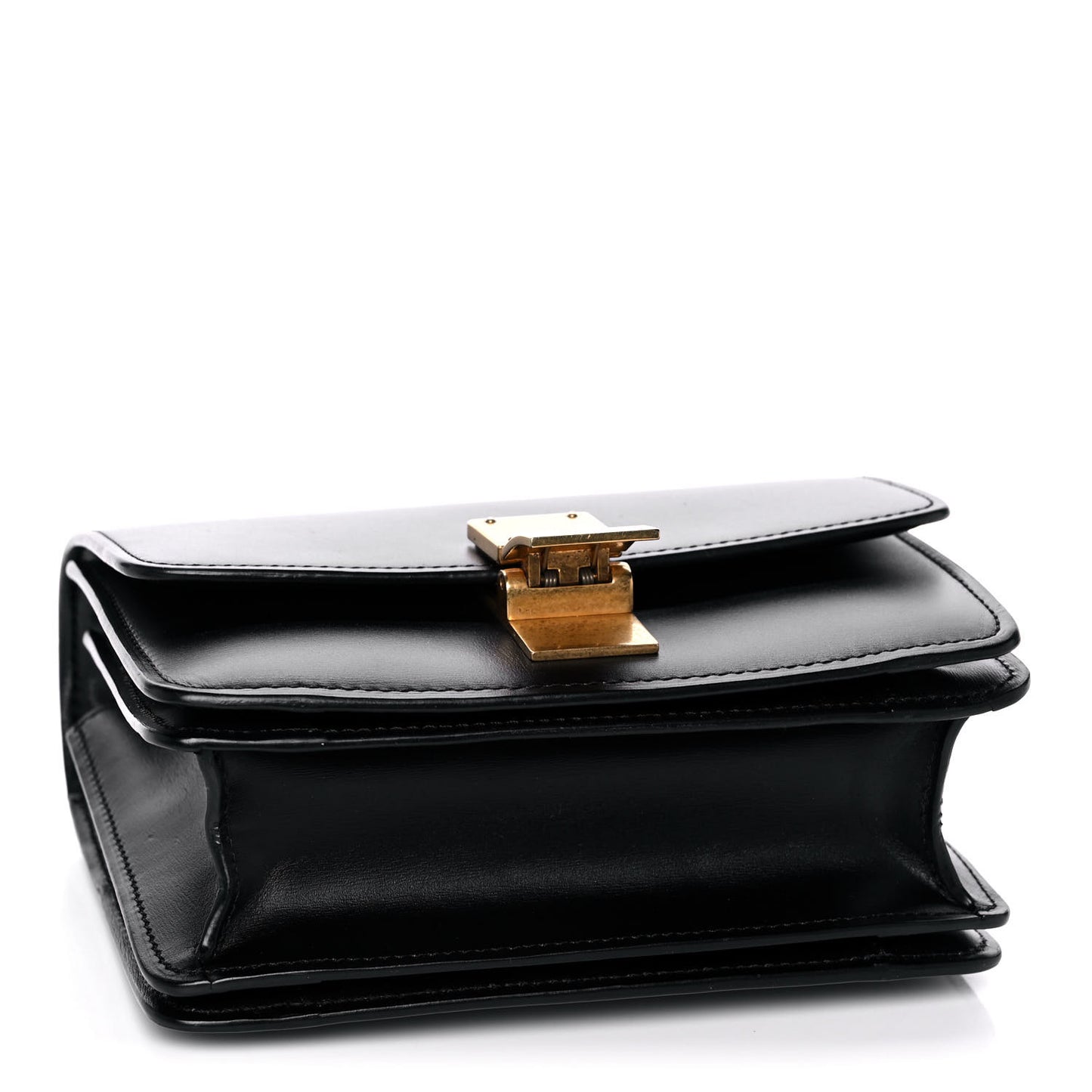 Box Calfskin Small Classic Box Flap Bag Black