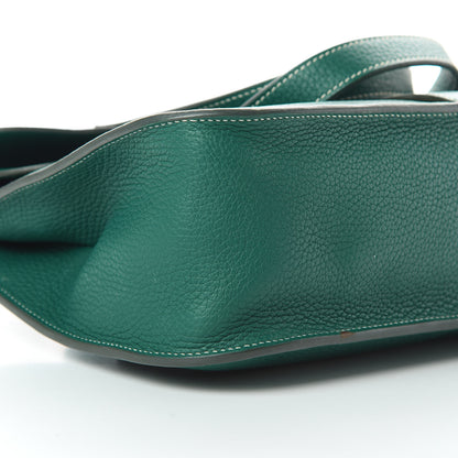 Hermes Taurillon Clemence Halzan 31 Malachite 11 of 18