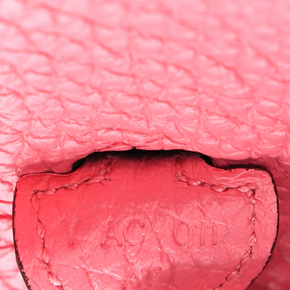 Hermes Taurillon Clemence Amazone Evelyne TPM Rose Azalee Rouge Pivoine 7 of 9