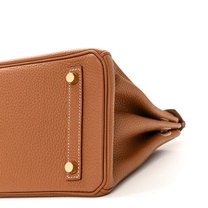 Hermes Togo Birkin 25 Gold 10 of 10