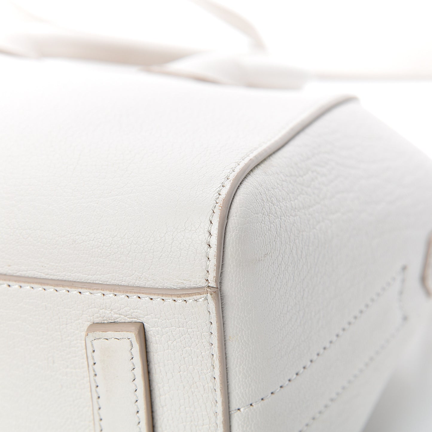 Sugar Goatskin Mini Antigona White
