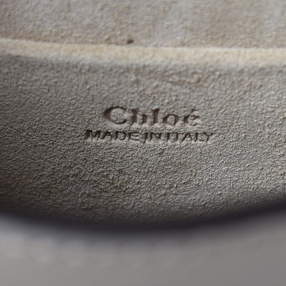 Chloe Calfskin Suede Small Nile Bracelet Bag Motty Grey 6 of 8