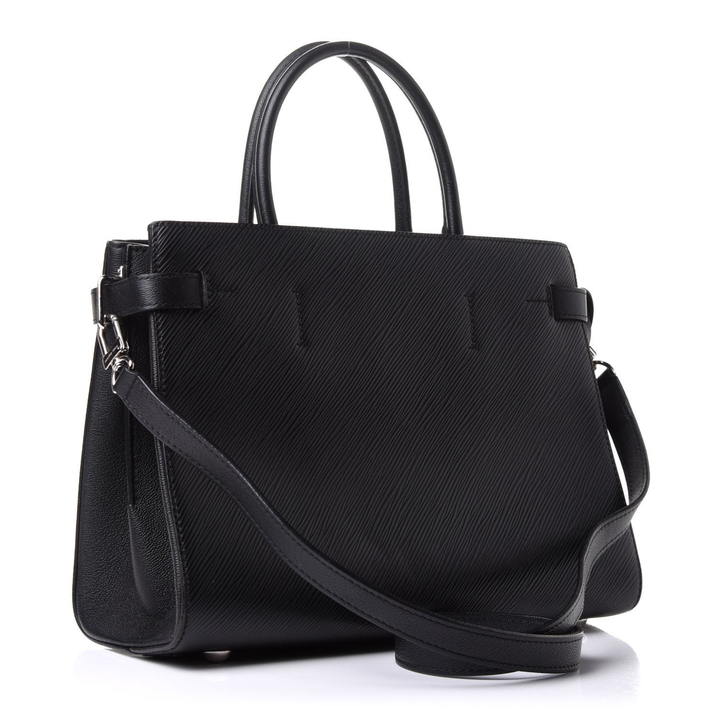 Epi Twist Tote Black