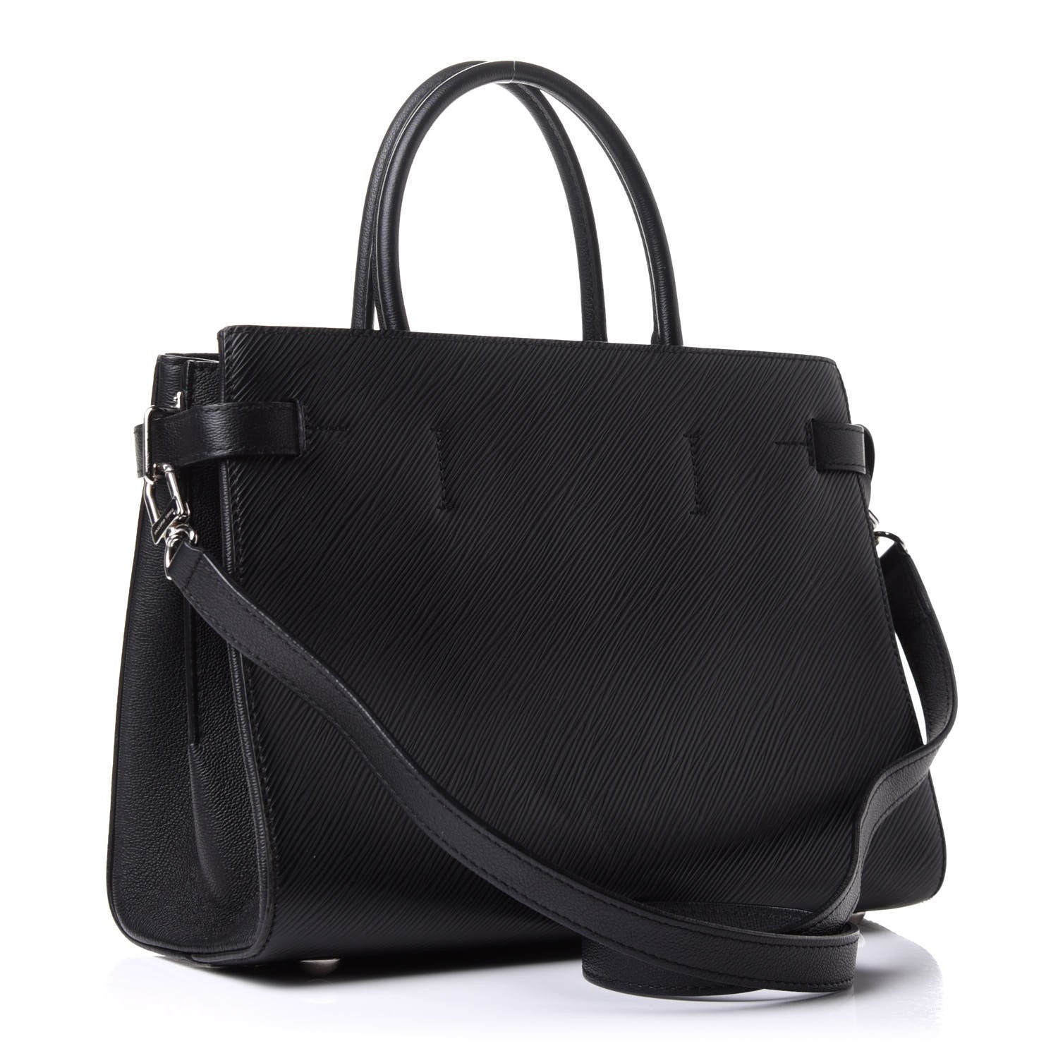 Louis Vuitton Epi Twist Tote Black 3 of 11