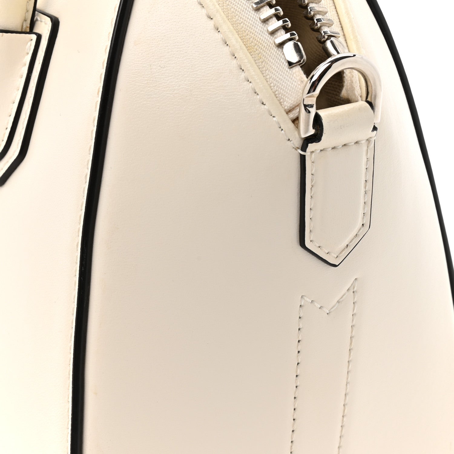 Givenchy Shiny Lord Calfskin Mini Antigona Ivory 1817438