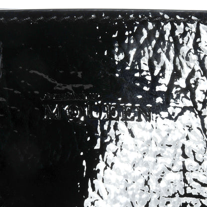 Alexander McQueen Patent Small Eyelet Padlock Skull Tote Black 9 of 9