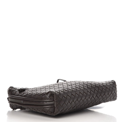 Bottega Veneta Nappa Intrecciato Pillow Crossbody Messenger Espresso 4 of 9