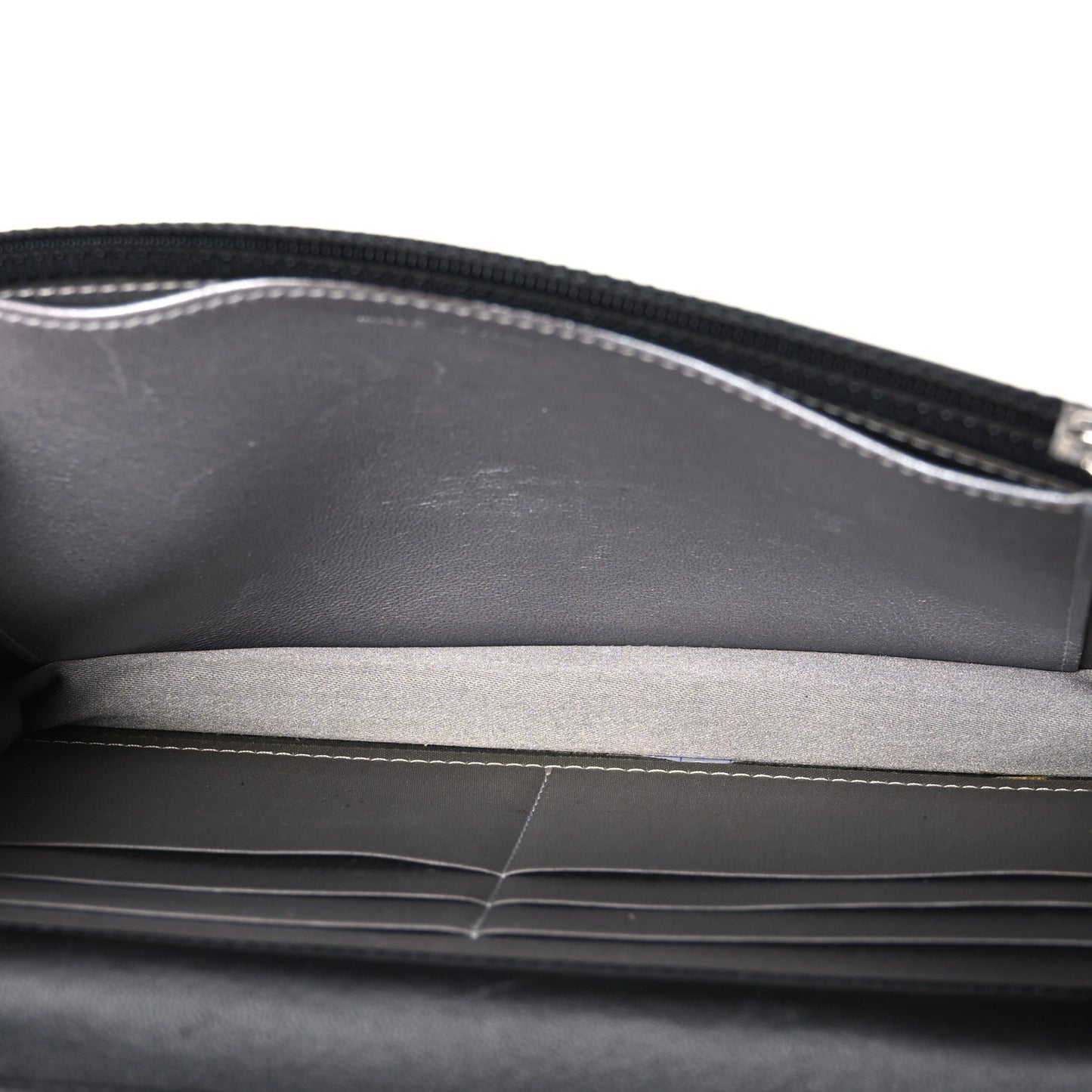 Lambskin Camellia Embossed Wallet On Chain WOC Black
