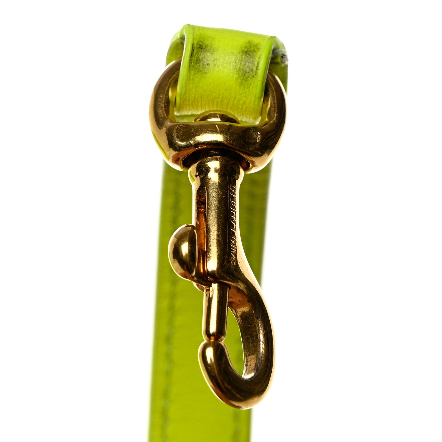 Saint Laurent Calfskin Nano Sac De Jour Neon Yellow 20 of 22
