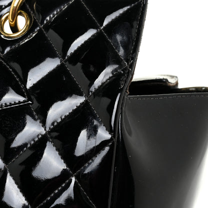 Chanel Patent Quilted Timeless CC Tote Black 26 of 27