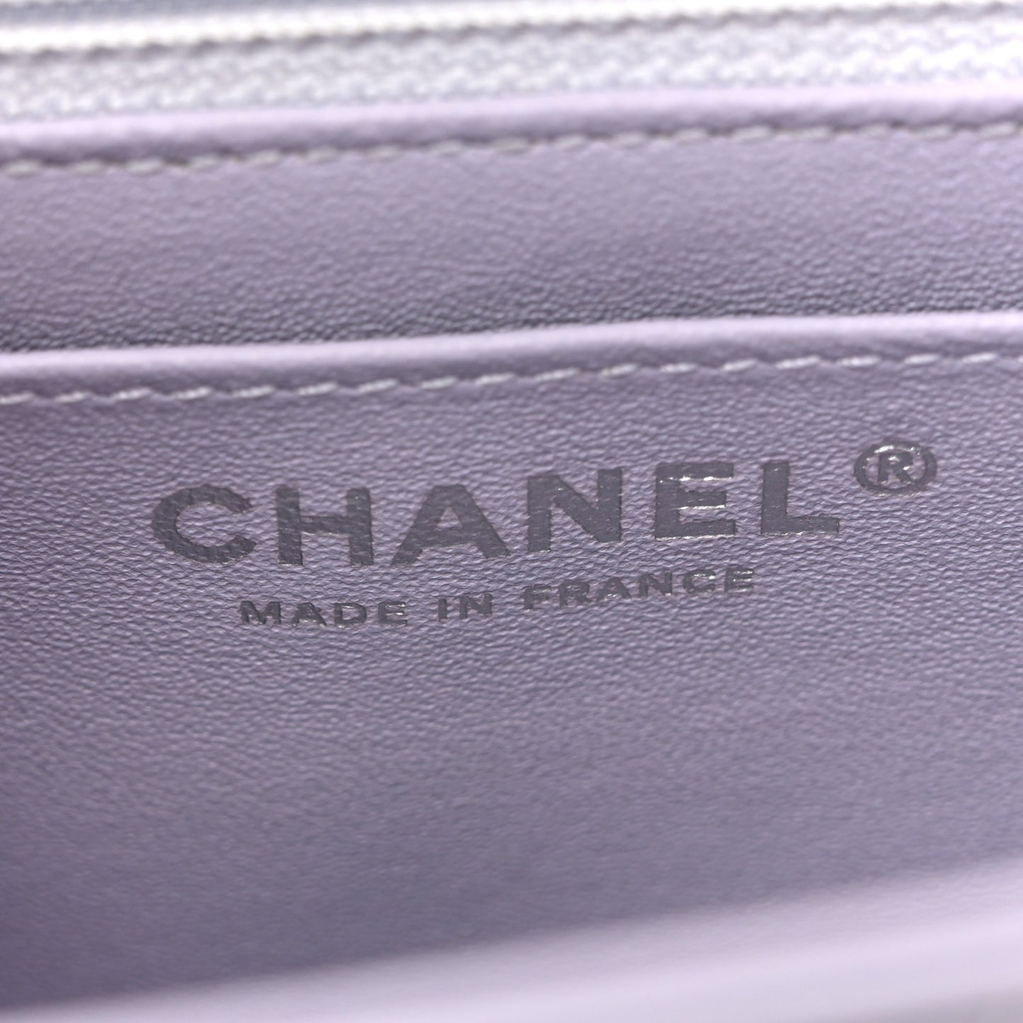 Aged Calfskin Chevron Quilted 2.55 Reissue Mini Flap Light Purple