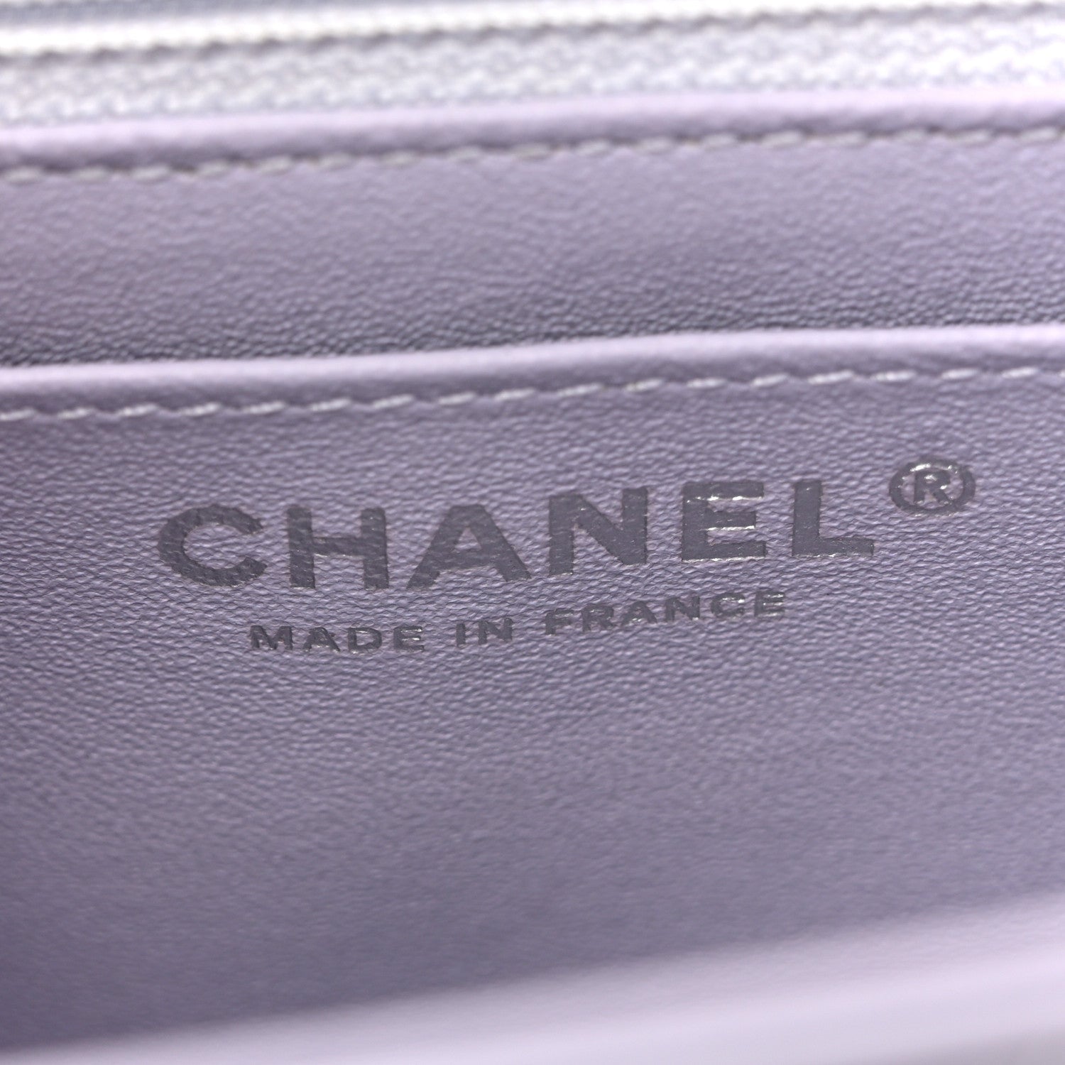 Chanel Aged Calfskin Chevron Quilted 2.55 Reissue Mini Flap Light Purple 6 of 10
