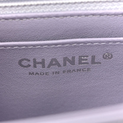 Chanel Aged Calfskin Chevron Quilted 2.55 Reissue Mini Flap Light Purple 6 of 10