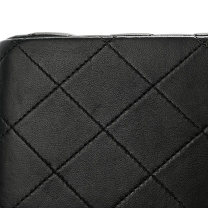Chanel Lambskin Quilted Jumbo Double Flap Black 12 of 15