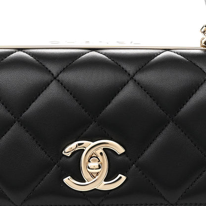 Chanel Lambskin Quilted Small Trendy CC Dual Handle Flap Bag Black 9 of 11