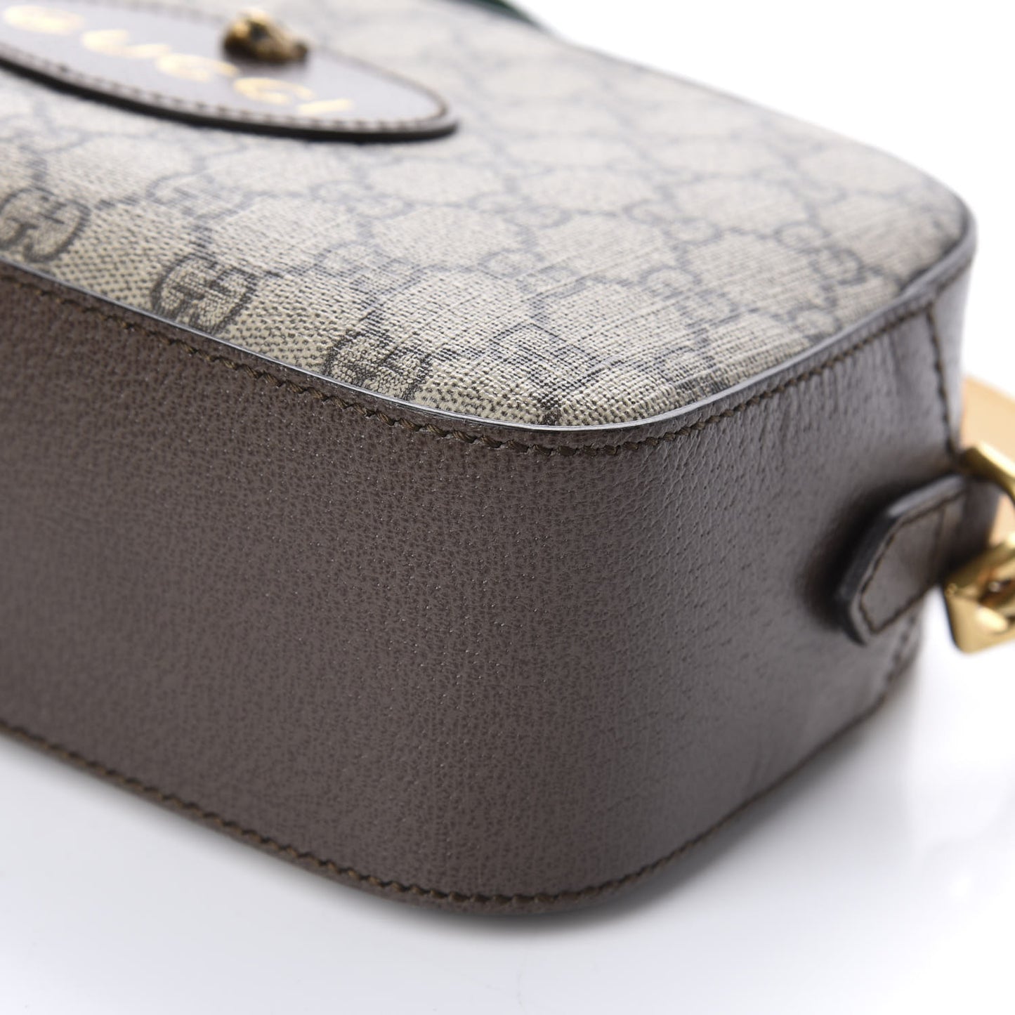GG Supreme Monogram Web Neo Vintage Shoulder Bag Beige New Acero Crop