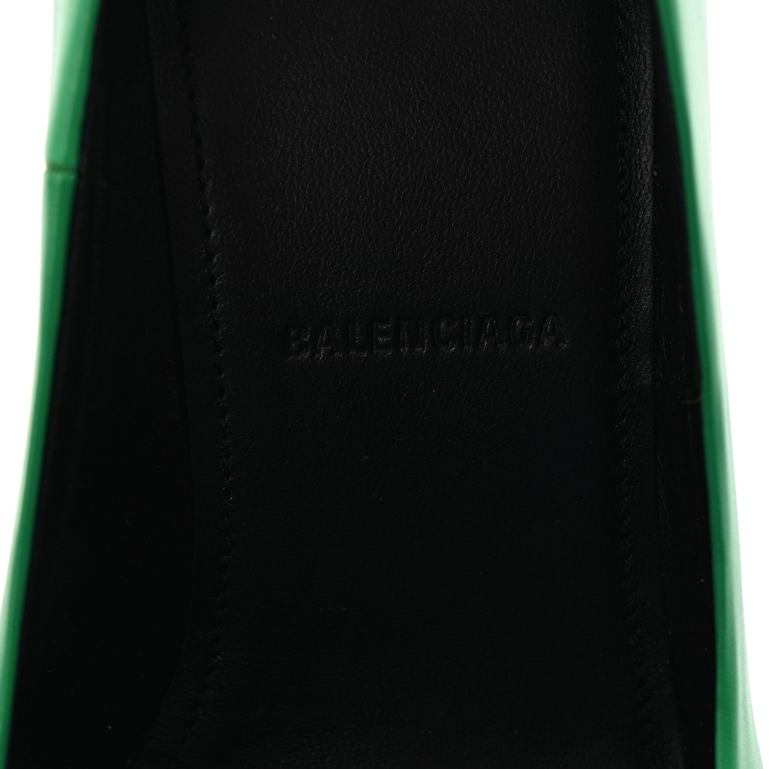 Balenciaga Soft Calfskin Essex 110mm Pumps 38.5 Green 8 of 10