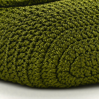 Fendi Fabric Crochet Vitello Grace Plexiglass Baguette Verde Lavanda 8 of 9