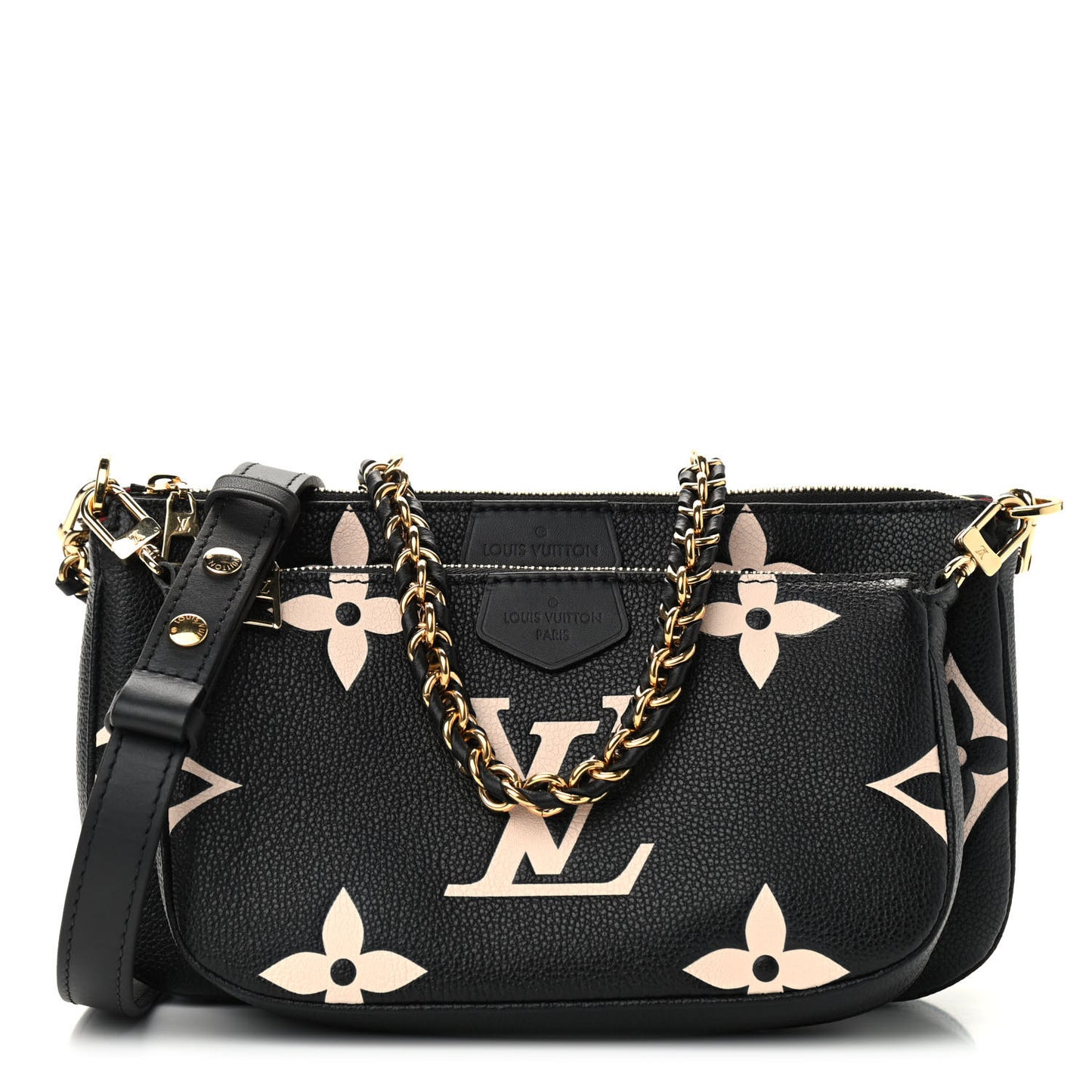 Empreinte Monogram Giant Multi Pochette Accessories Black Beige