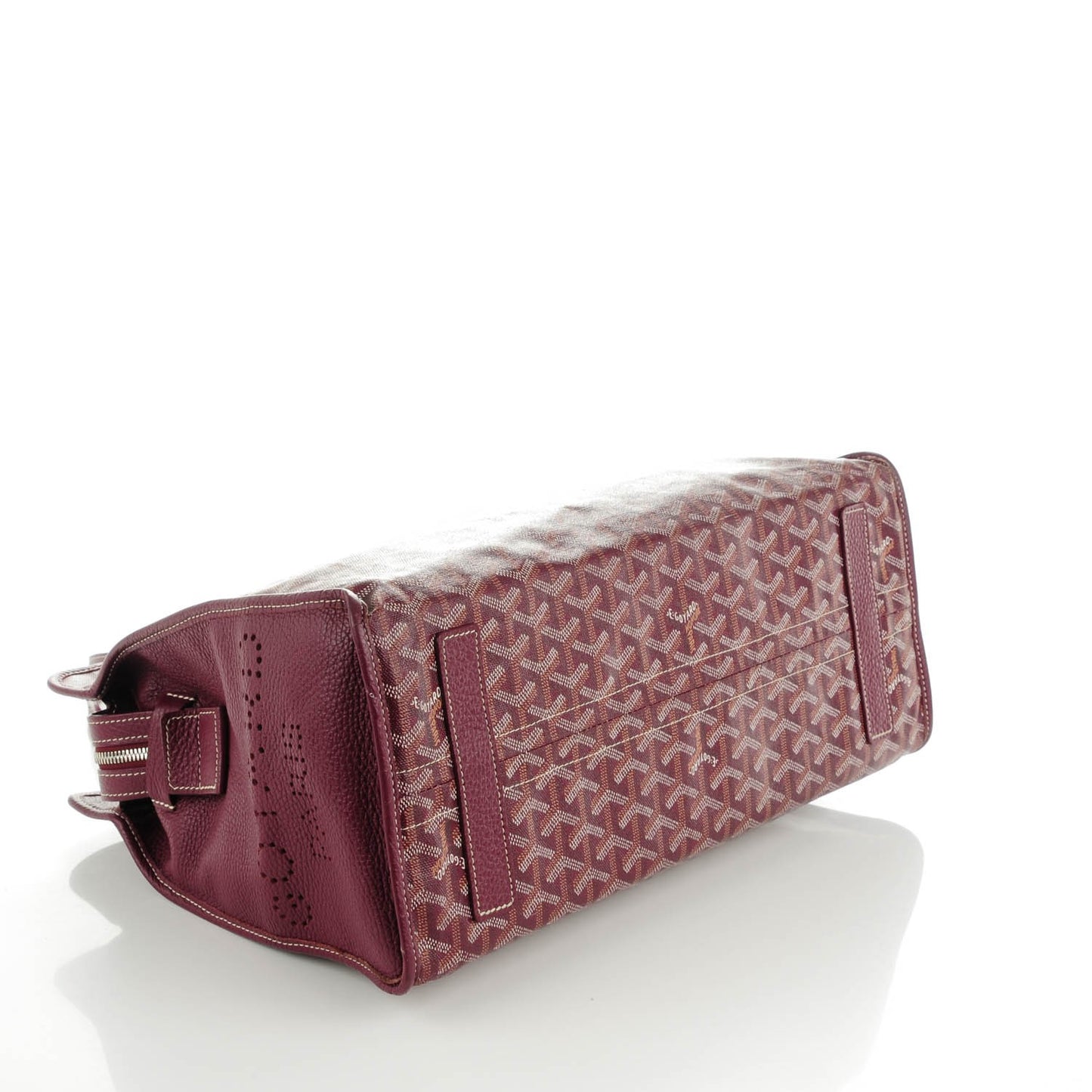 Goyardine Sac Hardy Pet Carrier PM Burgundy
