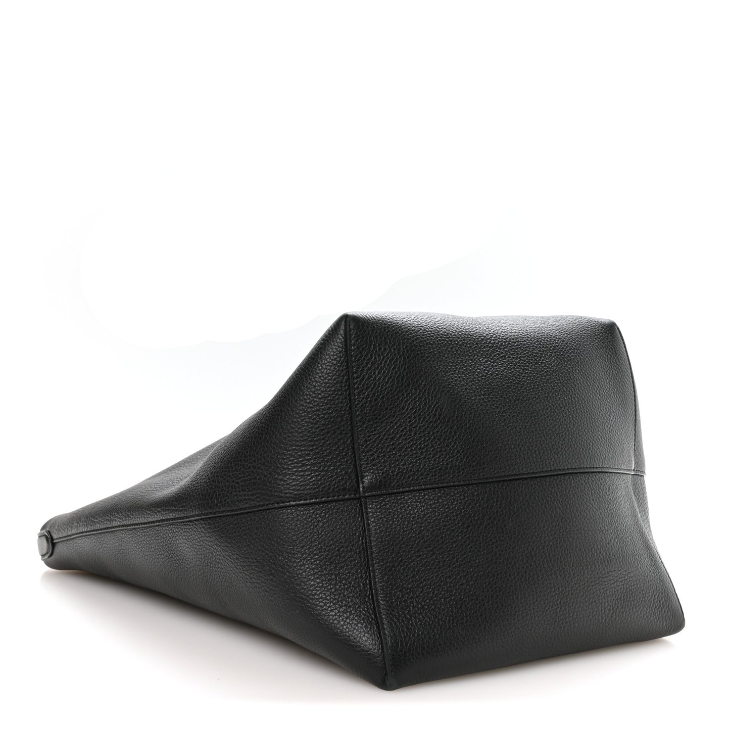 Grained Calfskin Large N/S Park Tote Black