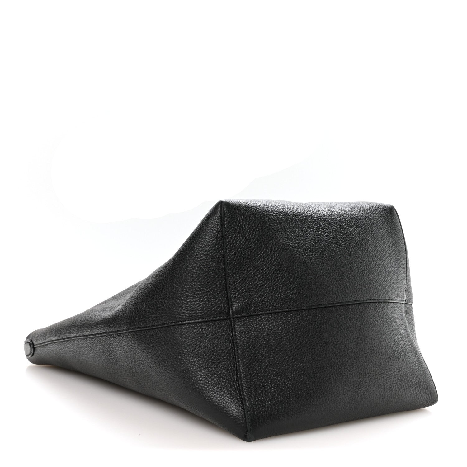 The Row Grained Calfskin Large N/S Park Tote Black 4 of 9