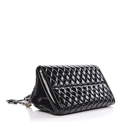 Chanel Patent Quilted Medium Just Mademoiselle Black 4 of 12