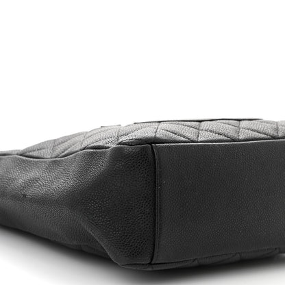 Chanel Caviar Quilted Petit Shopping Tote PST Black 9 of 17