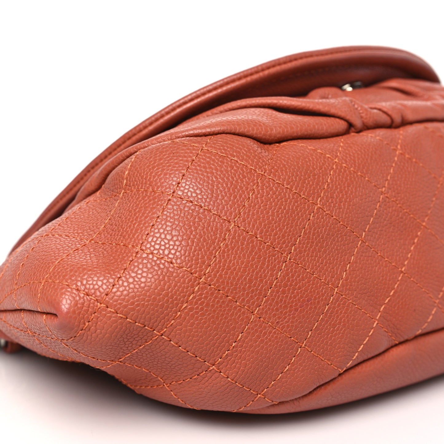 Caviar Half Moon Large Flap Pink