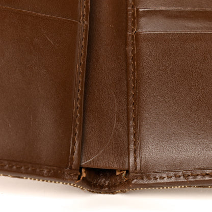 Gucci Monogram Compact Wallet Brown 9 of 10