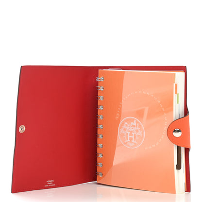 Hermes Swift Ulysse Notebook Cover PM Feu 5 of 7