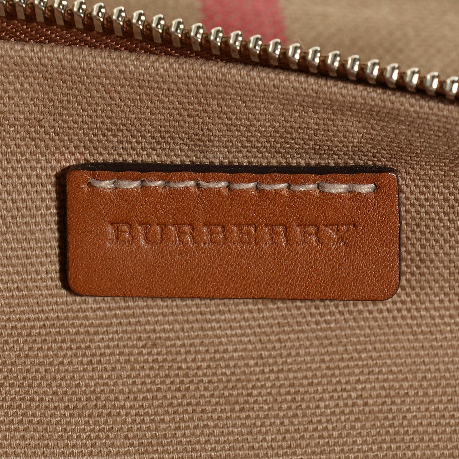 Burberry House Check Large Adeline Crossbody Saddle Brown 7 of 12