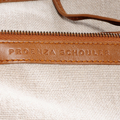 Proenza Schouler Suede PS1 Large Shopper Tobacco 10 of 11