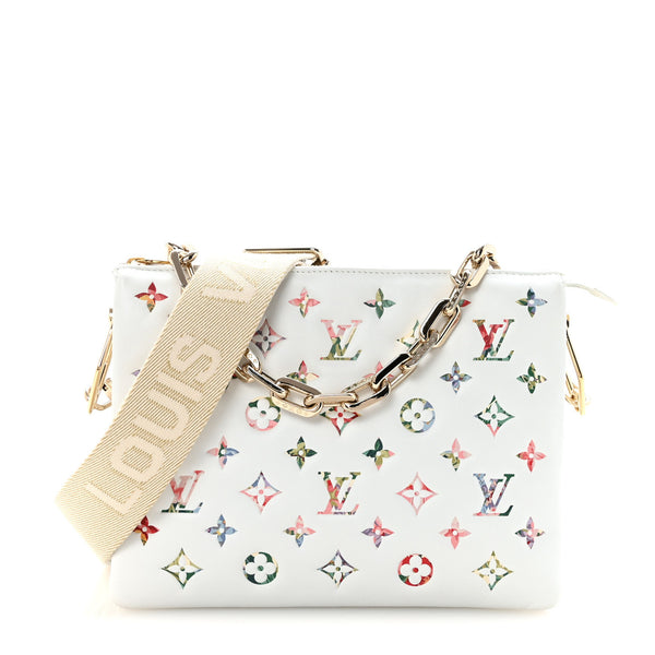Louis Vuitton Lambskin Embossed Monogram LV Garden Coussin PM