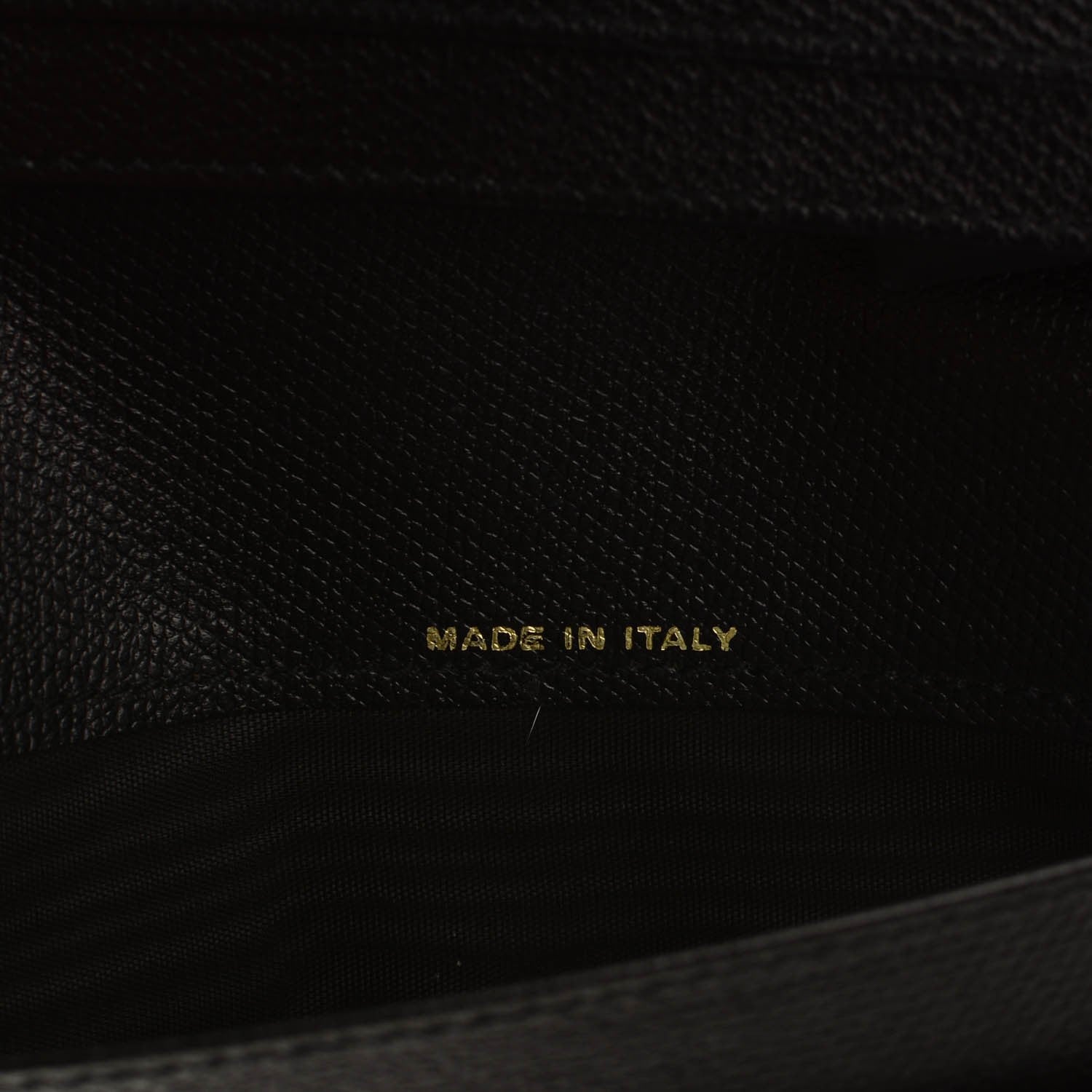 Chanel Grained Calfskin CC Button Yen Wallet Black 7 of 8