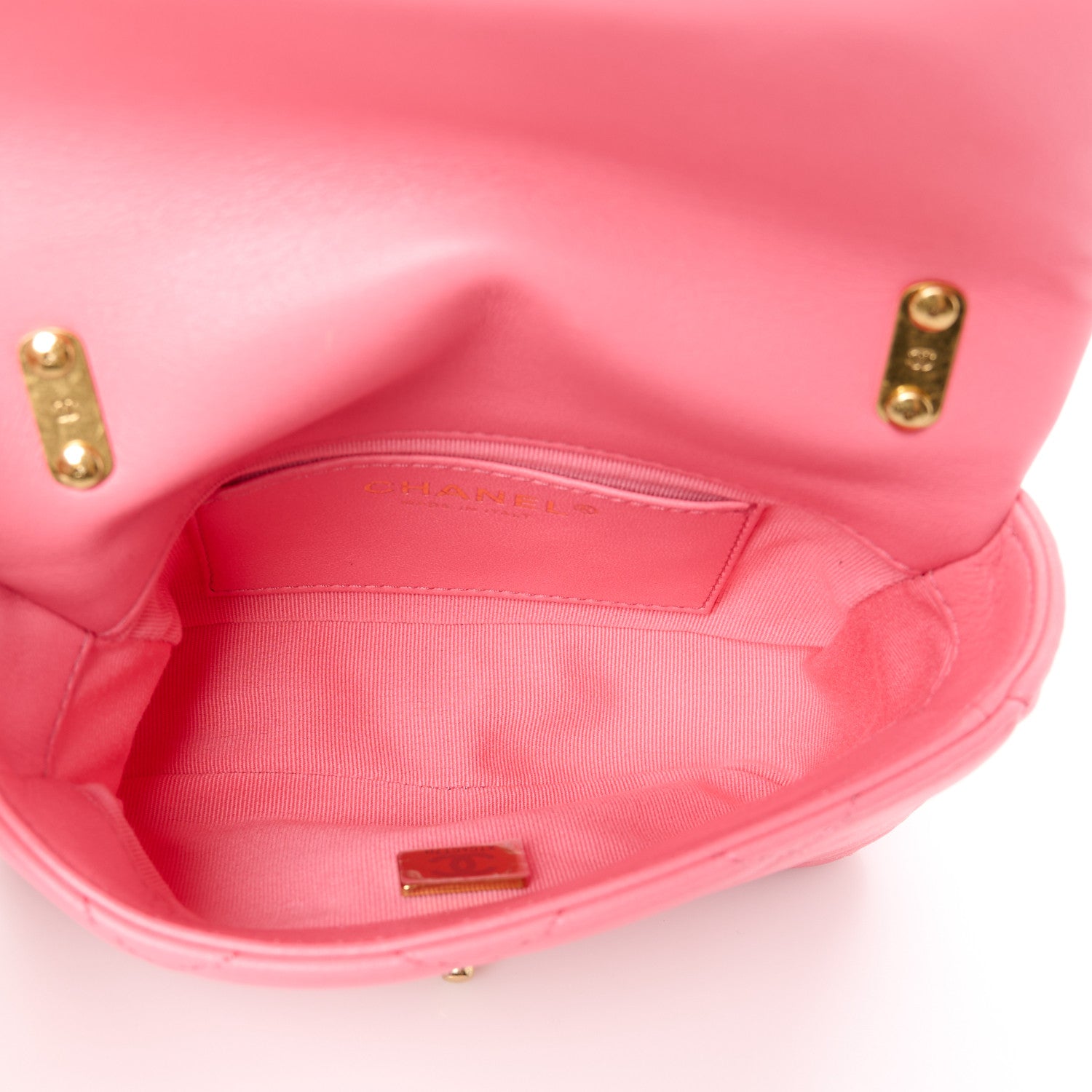 Chanel Lambskin Quilted Mini Funky Town Flap Pink 5 of 11