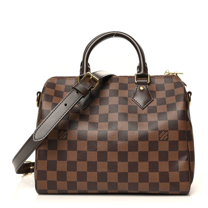 Louis Vuitton Damier Ebene Speedy Bandouliere 25 1 of 7