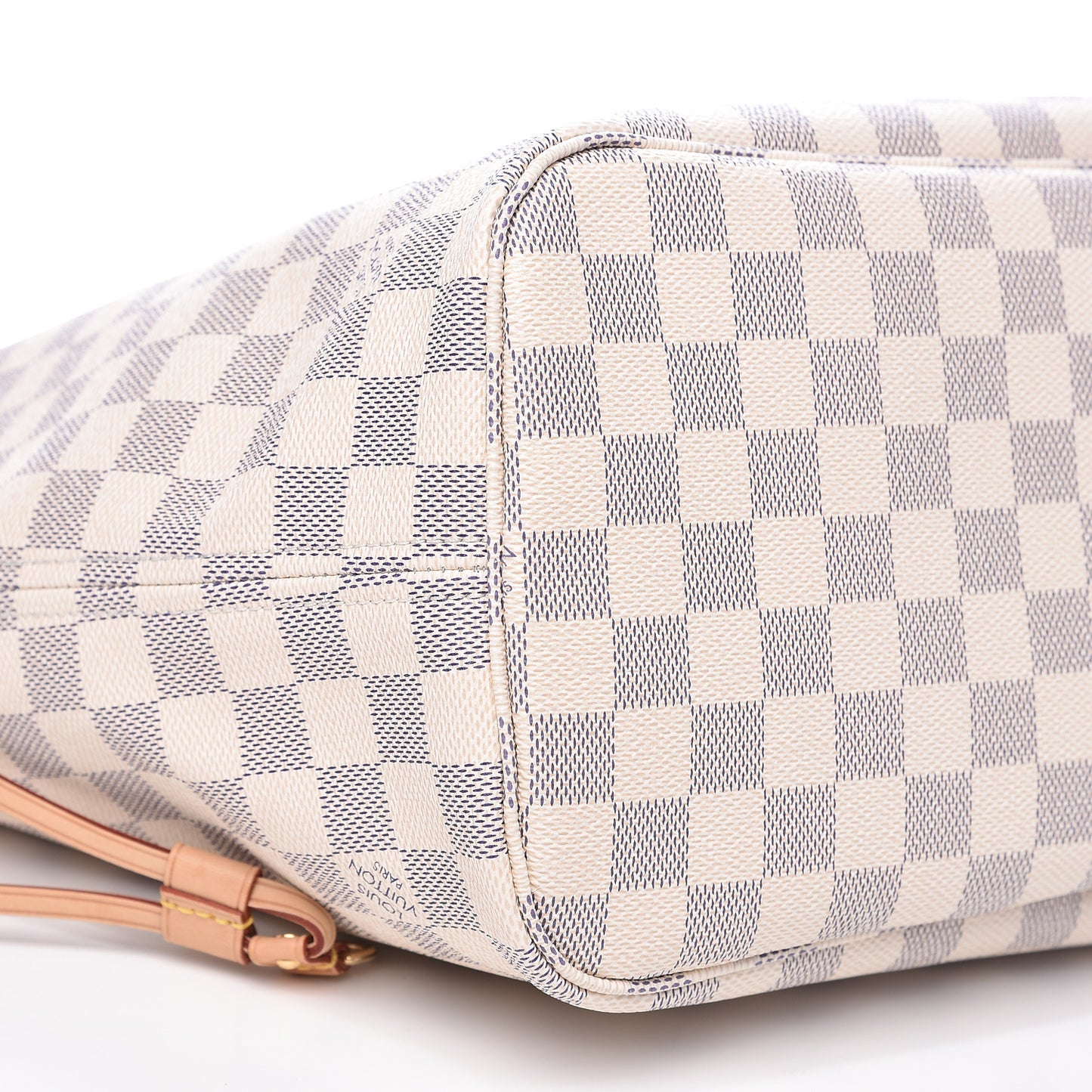 Damier Azur Neo Neverfull MM Rose Ballerine