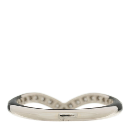 Tiffany Platinum Diamond Soleste V Band Ring 48 4.5 3 of 4