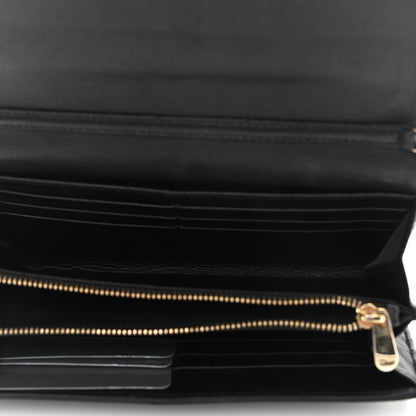 Christian Dior Grained Calfskin Diorama Wallet on Chain Pouch Black 11 of 15