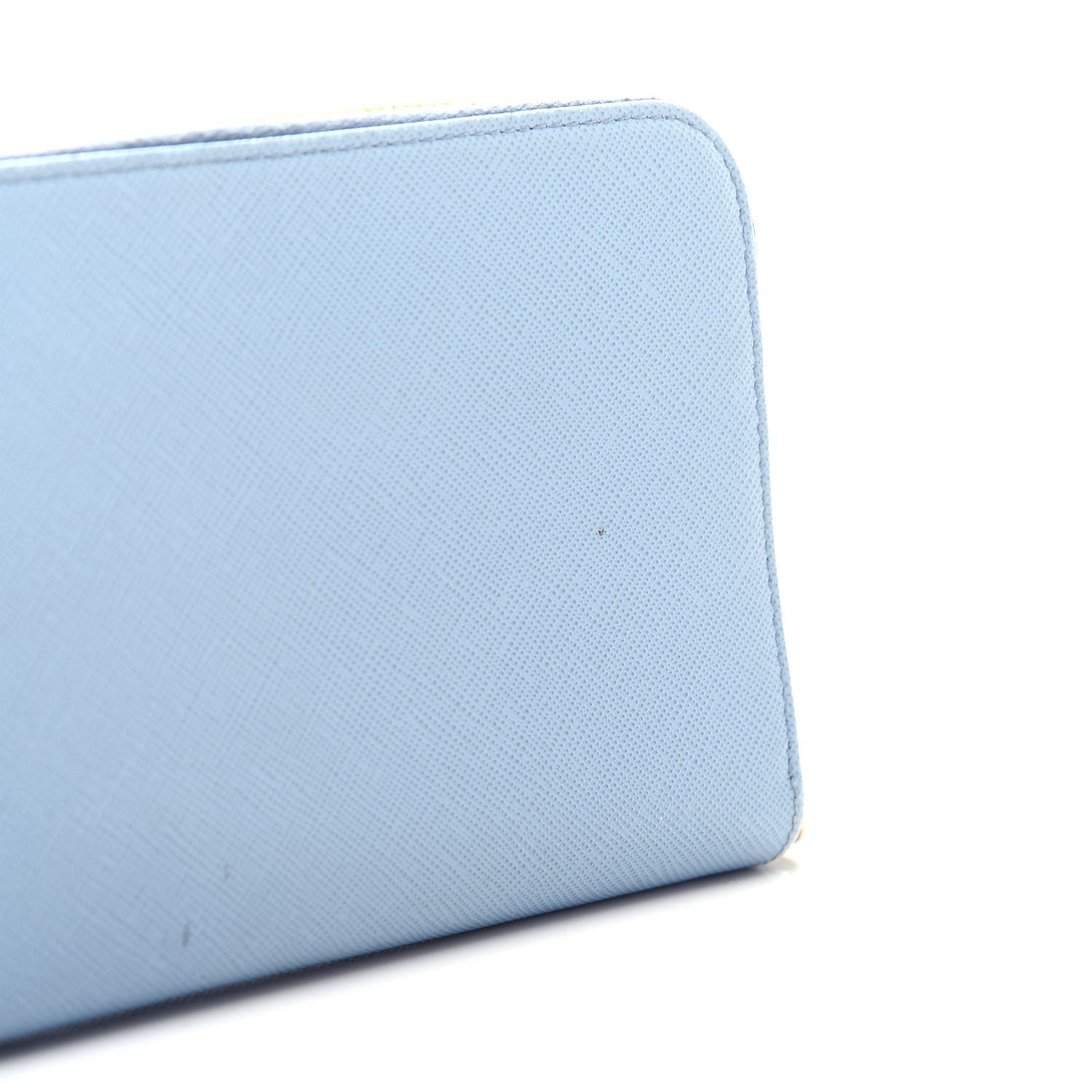 Prada Saffiano Metal Zip Around Wallet Astrale 8 of 10