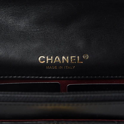 Chanel Lambskin Quilted Golden Class Wallet on Chain WOC Black 10 of 13