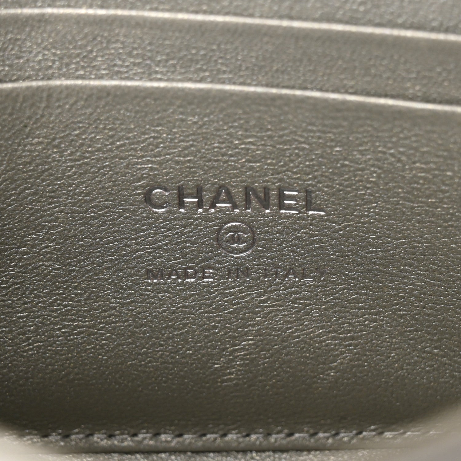 Chanel Lambskin Quilted Chain Top Handle Phone Holder With Chain Silver 6 of 14