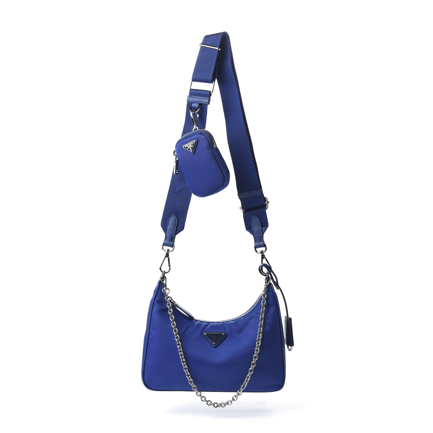 Prada Nylon Re-Edition 2005 Shoulder Bag Indaco 1 of 10