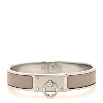 Hermes Enamel Clic Anneau Bracelet PM Marron Glace 1 of 5
