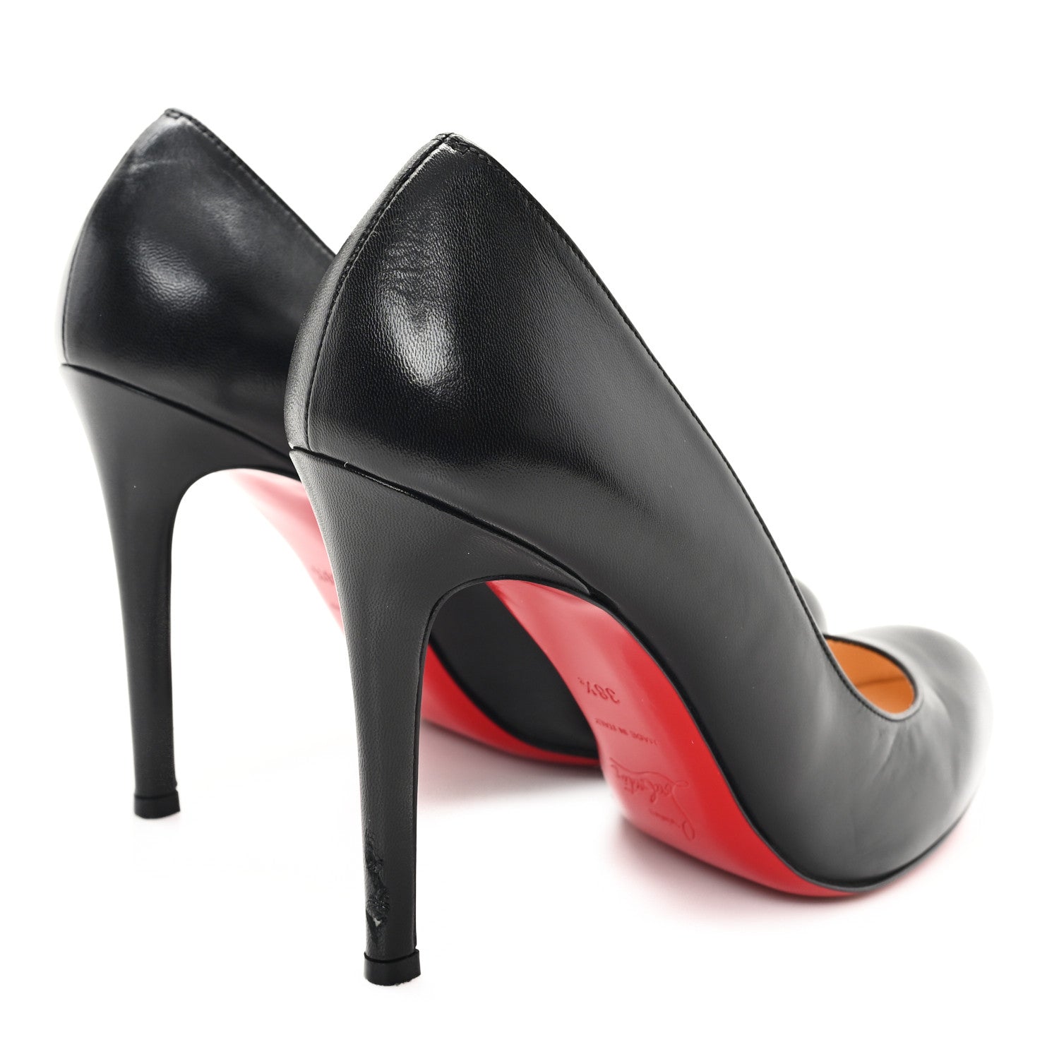Christian Louboutin Kid Simple 100 Pumps 38.5 Black 5 of 11