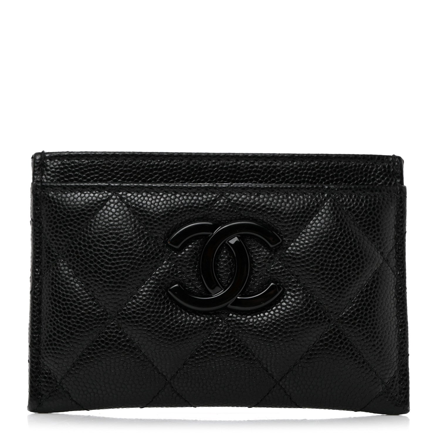 Chanel Caviar Quilted My Everything Card Holder Black 1 of 8