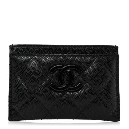 Chanel Caviar Quilted My Everything Card Holder Black 1 of 8